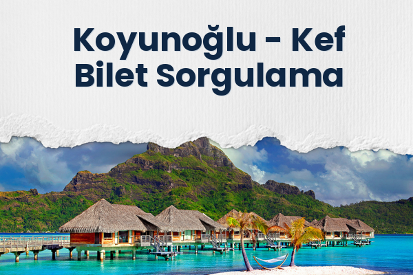 Koyunoğlu → Kef Bilet Sorgulama