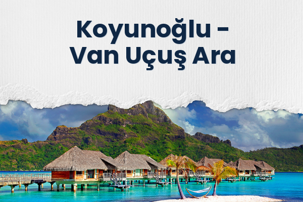 Koyunoğlu → Van Uçuş Ara