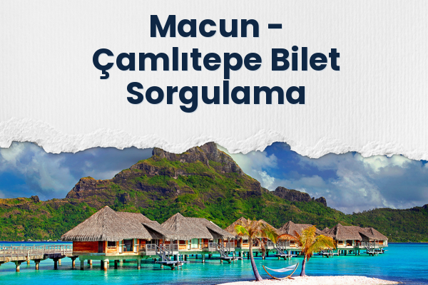 Macun → Çamlıtepe Bilet Sorgulama