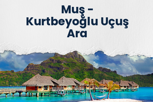 Muş → Kurtbeyoğlu Uçuş Ara