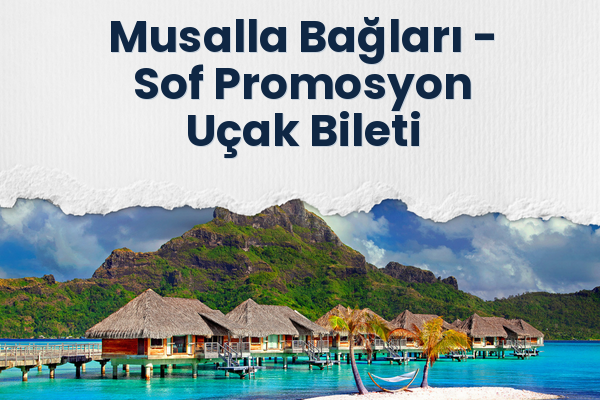 Musalla Bağları → Sof Promosyon Uçak Bileti