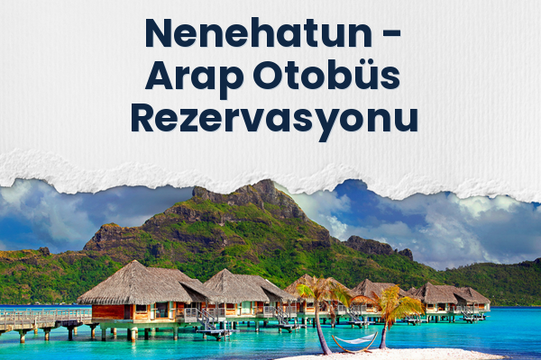 Nenehatun → Arap Otobüs Rezervasyonu
