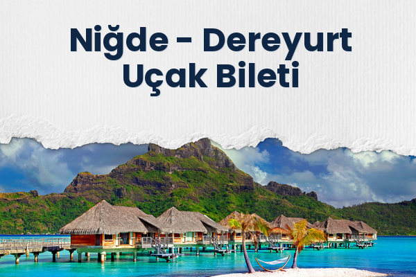 Niğde → Dereyurt Uçak Bileti