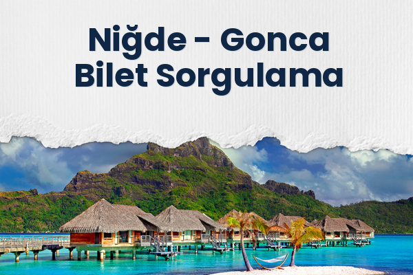 Niğde → Gonca Bilet Sorgulama