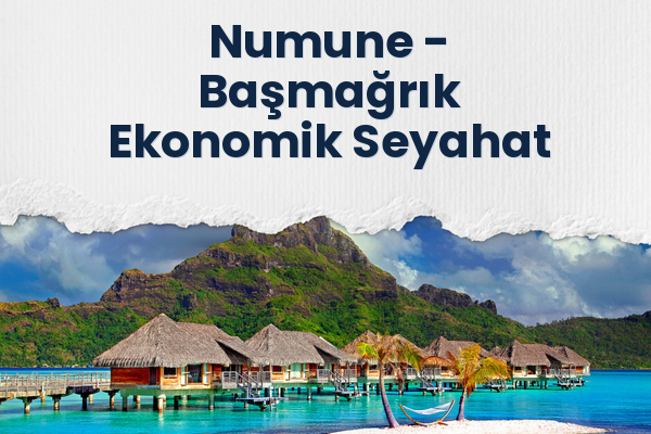 Numune → Başmağrık Ekonomik Seyahat