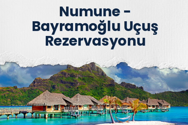 Numune → Bayramoğlu Uçuş Rezervasyonu