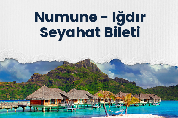 Numune → Iğdır Seyahat Bileti