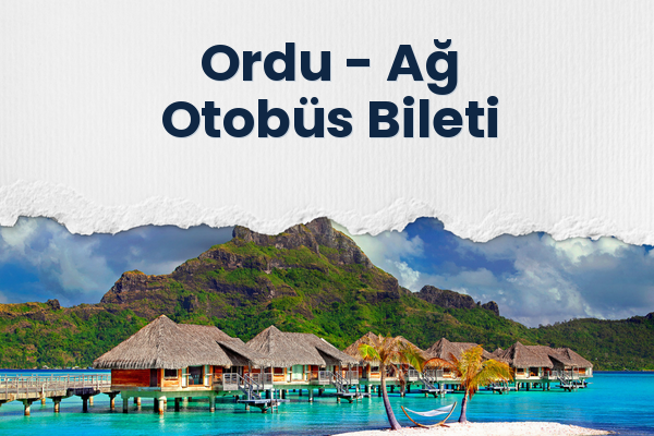 Ordu → Ağ Otobüs Bileti