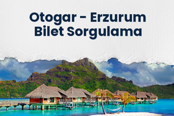 Otogar → Erzurum Bilet Sorgulama