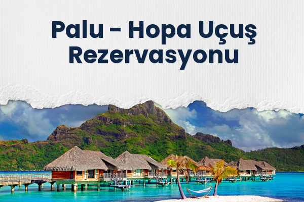Palu → Hopa Uçuş Rezervasyonu