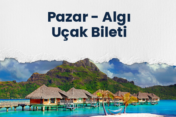 Pazar → Algı Uçak Bileti