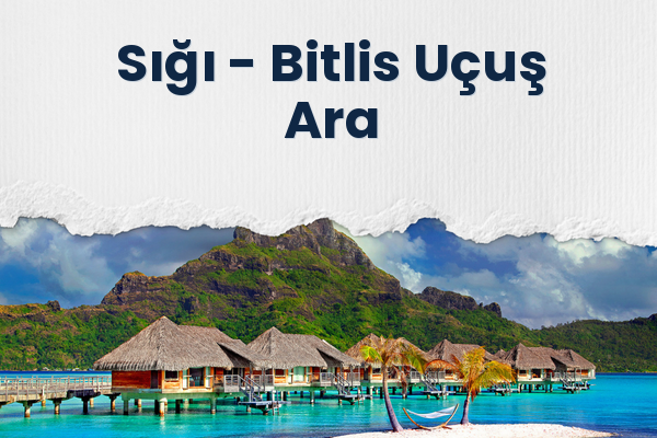 Sığı → Bitlis Uçuş Ara