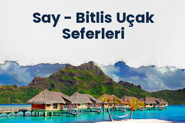 Say → Bitlis Uçak Seferleri