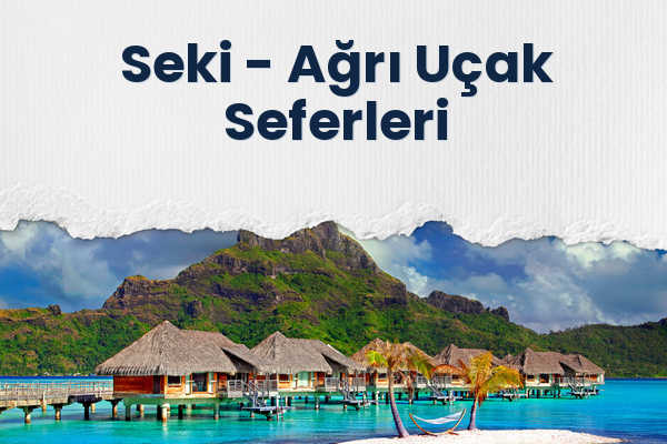 Seki → Ağrı Uçak Seferleri