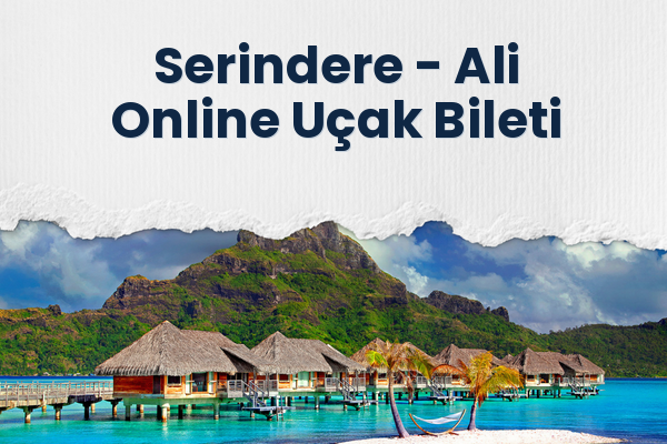 Serindere → Ali Online Uçak Bileti