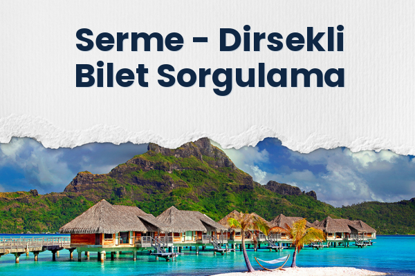 Serme → Dirsekli Bilet Sorgulama