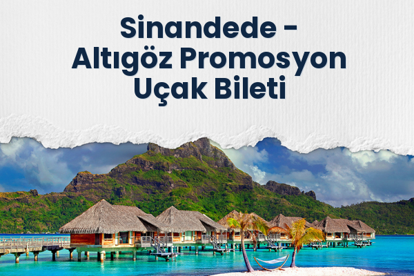 Sinandede → Altıgöz Promosyon Uçak Bileti