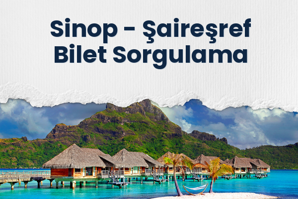 Sinop → Şaireşref Bilet Sorgulama