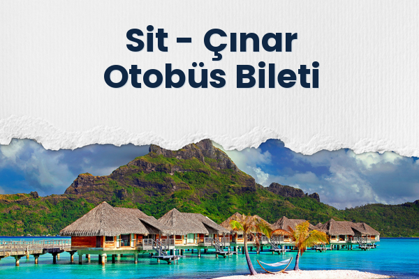 Sit → Çınar Otobüs Bileti