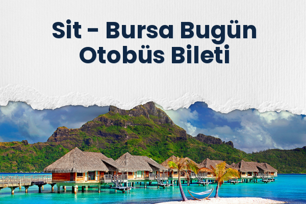 Sit → Bursa Bugün Otobüs Bileti