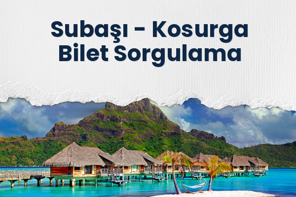 Subaşı → Kosurga Bilet Sorgulama
