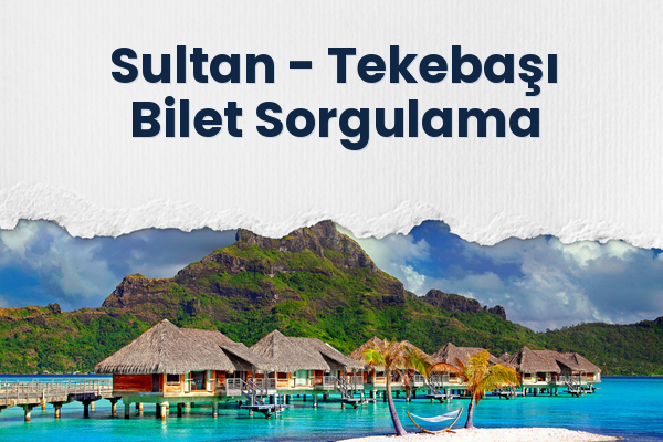 Sultan → Tekebaşı Bilet Sorgulama