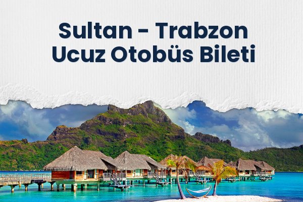 Sultan → Trabzon Ucuz Otobüs Bileti