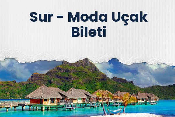 Sur → Moda Uçak Bileti