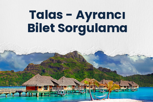 Talas → Ayrancı Bilet Sorgulama