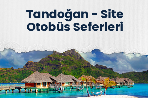 Tandoğan → Site Otobüs Seferleri
