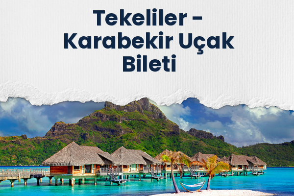 Tekeliler → Karabekir Uçak Bileti