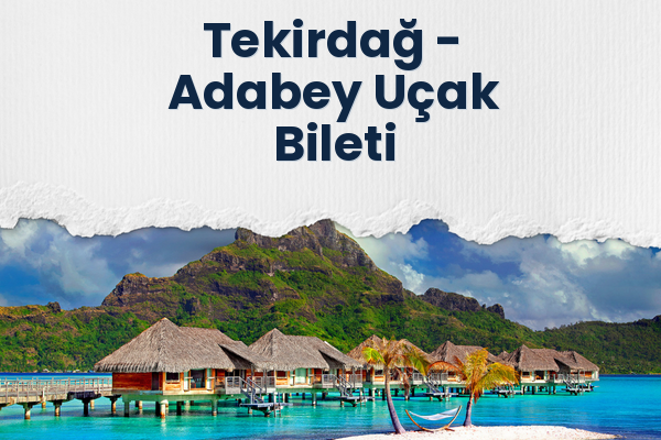Tekirdağ → Adabey Uçak Bileti