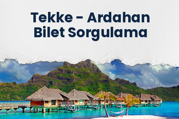 Tekke → Ardahan Bilet Sorgulama