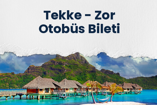 Tekke → Zor Otobüs Bileti