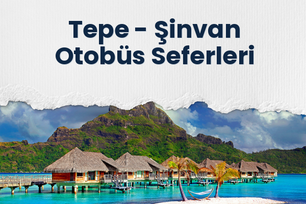 Tepe → Şinvan Otobüs Seferleri