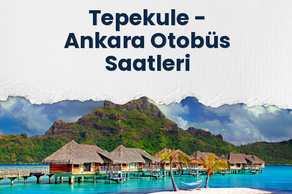Tepekule → Ankara Otobüs Saatleri