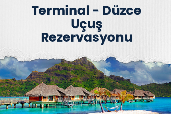 Terminal → Düzce Uçuş Rezervasyonu