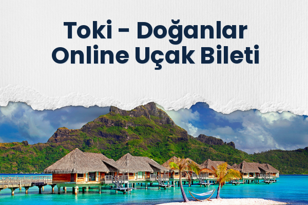 Toki → Doğanlar Online Uçak Bileti