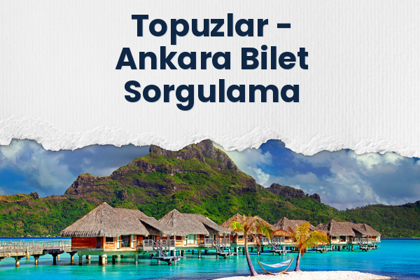 Topuzlar → Ankara Bilet Sorgulama