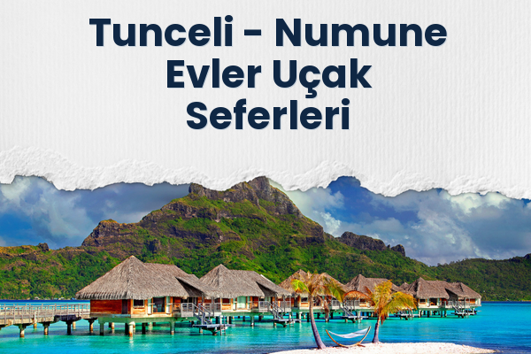 Tunceli → Numune Evler Uçak Seferleri