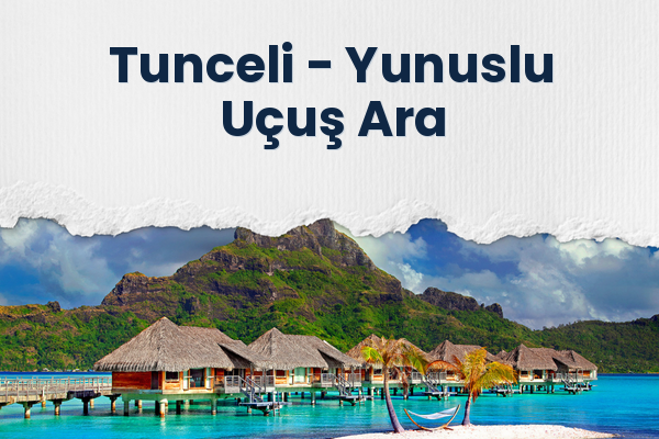 Tunceli → Yunuslu Uçuş Ara