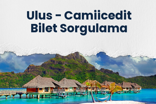 Ulus → Camiicedit Bilet Sorgulama