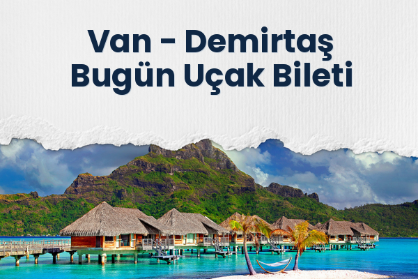 Van → Demirtaş Bugün Uçak Bileti