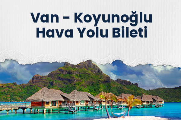 Van → Koyunoğlu Hava Yolu Bileti