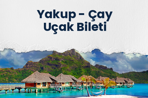 Yakup → Çay Uçak Bileti