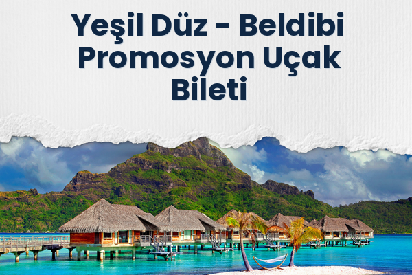 Yeşil Düz → Beldibi Promosyon Uçak Bileti