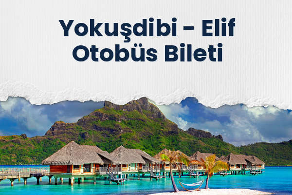 Yokuşdibi → Elif Otobüs Bileti